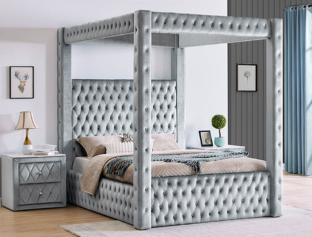 ANNABELLE CANOPY BED BLACK