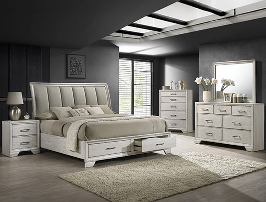 JAYMES BEDROOM GROUP 4PC