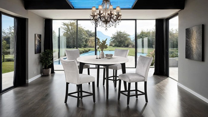 Sabro
Round Counter Ht. Table Set | FM3330BK-PRT-TABLE