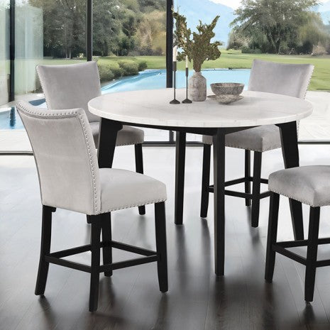 Sabro
Round Counter Ht. Table Set | FM3330BK-PRT-TABLE