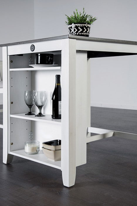 Lescles
3 Pc Counter Ht Set (1 Table + 2 Chairs
