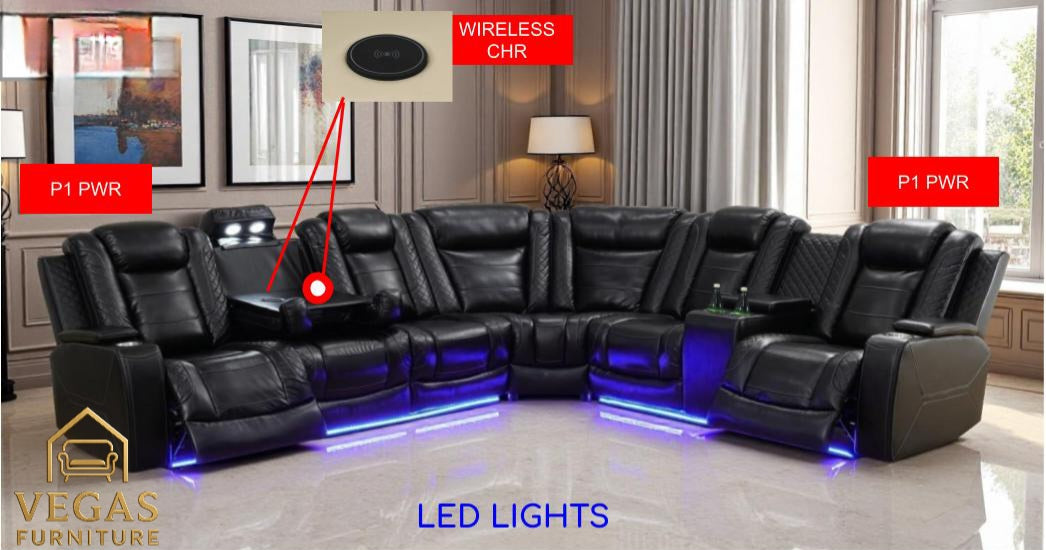 Sectional Power Recliners
