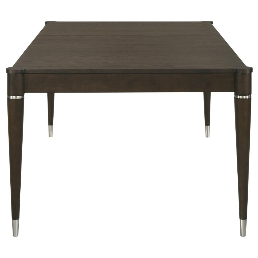 7-piece Rectangular Dining Set Ash Brown