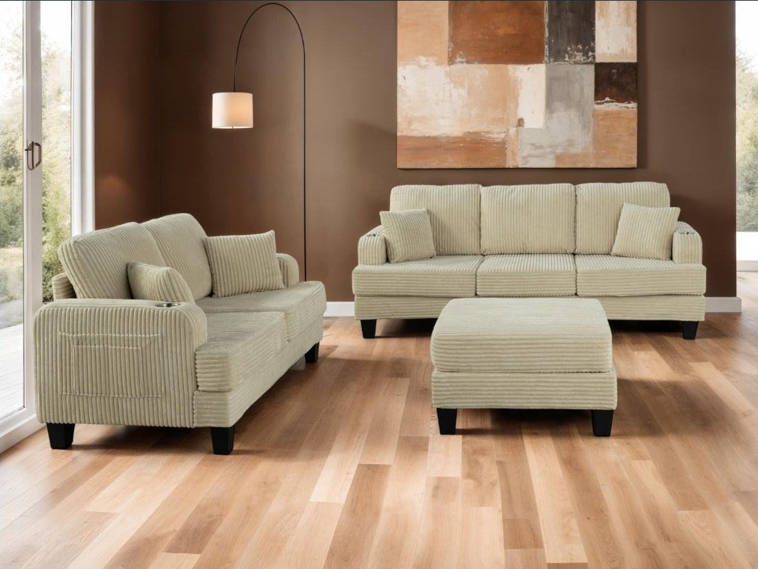 Sofa + Loveseat Set 2PC