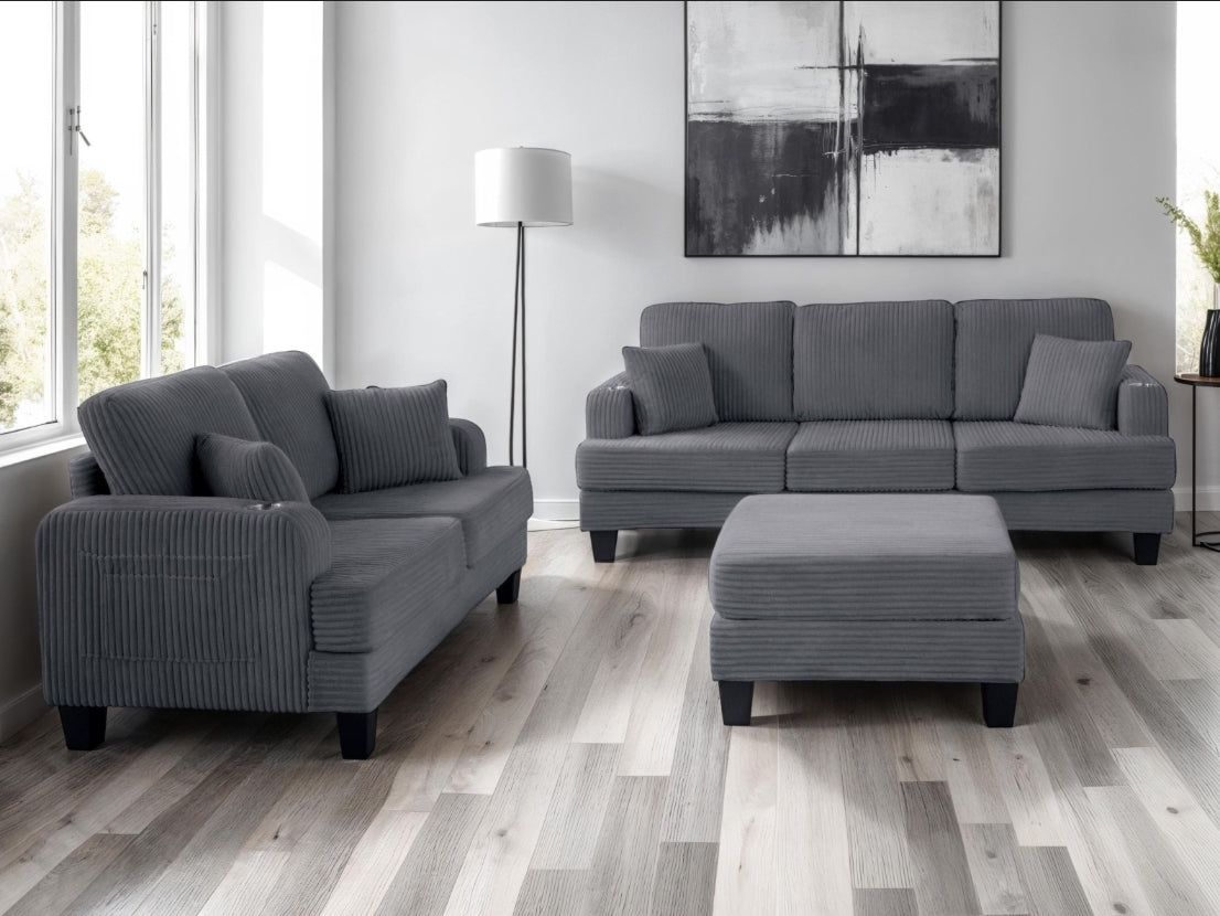Sofa + Loveseat Set 2PC