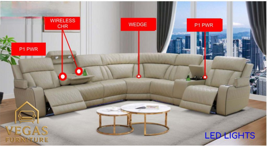 Sectional Power Recliners