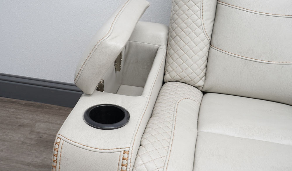 SOFA SET 2PC POWER RECLINERS HEAT REST