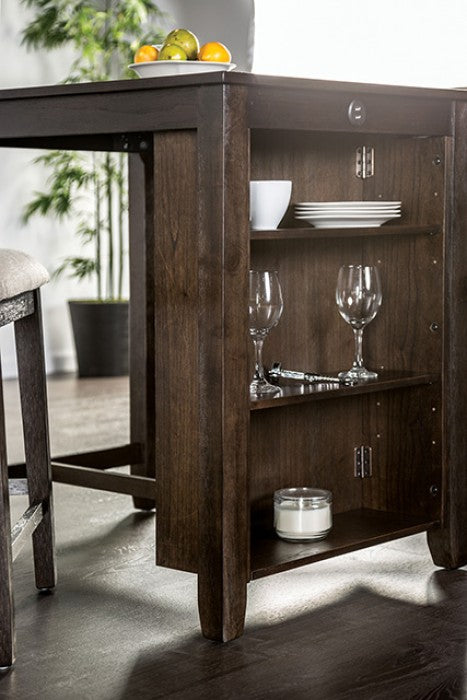 Lescles
3 Pc Counter Ht Set (1 Table + 2 Chairs
