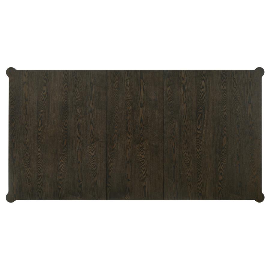 7-piece Rectangular Dining Set Ash Brown