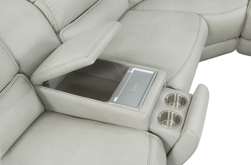 Waterproof 6 Piece Power Sectional