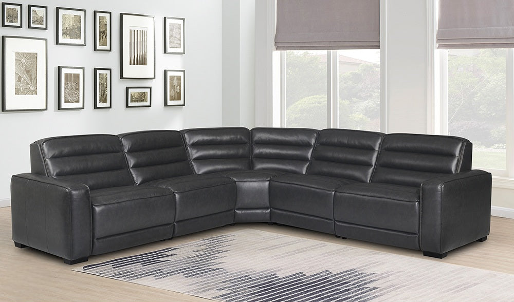 Sectional 2 Power Recliners Power Back & power Seat