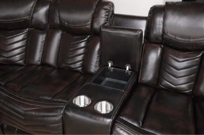 Power Reclining Sectional Low in Stock, please call