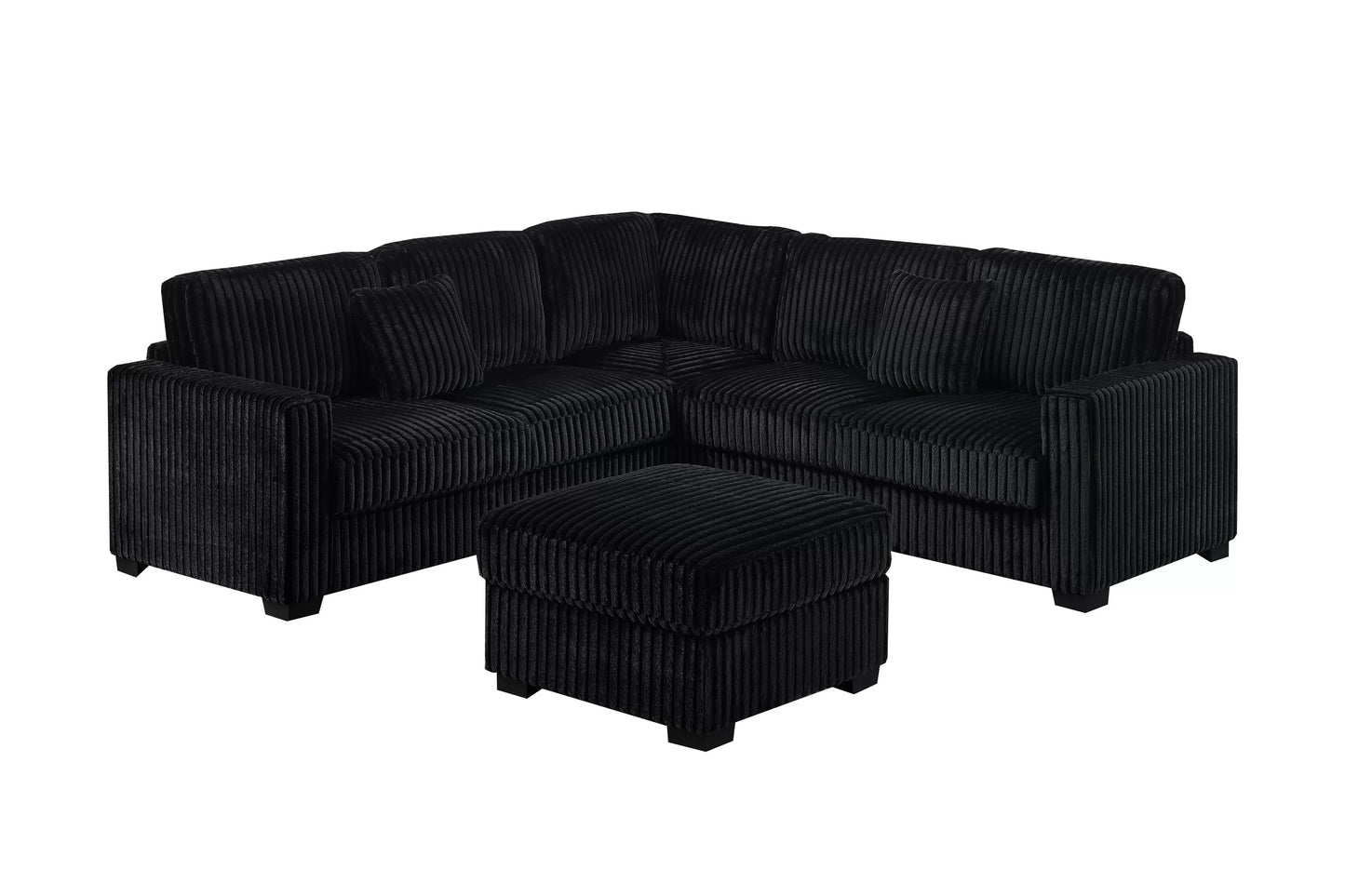 Sectional W Ottoman