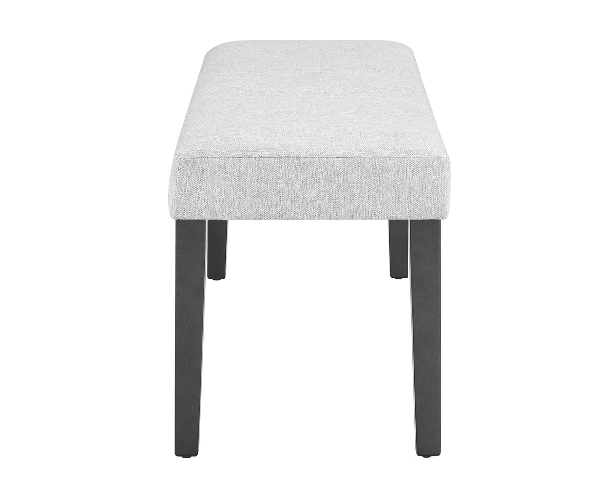 Camelia Upholstered Dining Bench – Dove