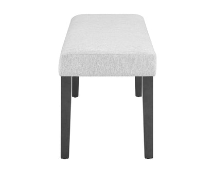 Camelia Upholstered Dining Bench – Dove