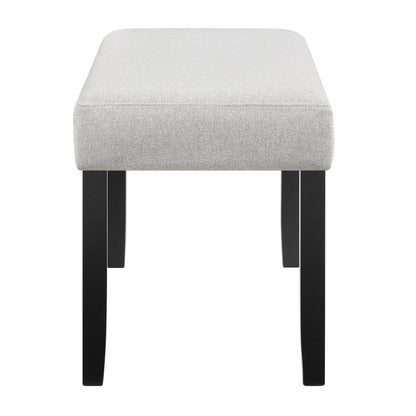 Parkside Upholstered Dining Bench – Dove