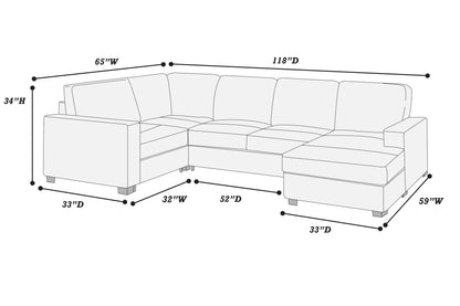 U Saphed Sectional