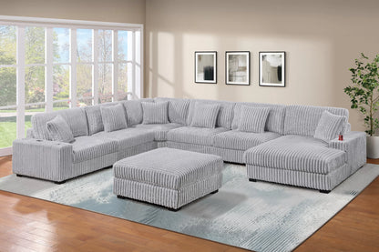 U Shaped Sectional W Ottoman Modular/ Also Available NO Ottoman