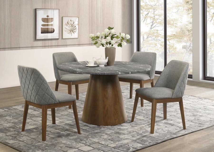 Franklin 5-piece Round Dining Table Set