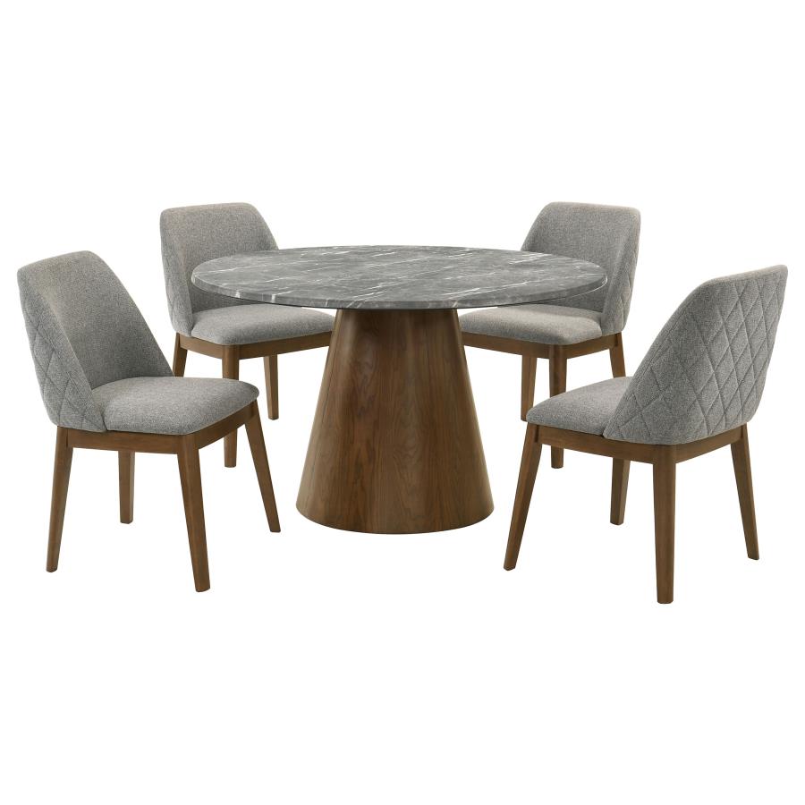 Franklin 5-piece Round Dining Table Set