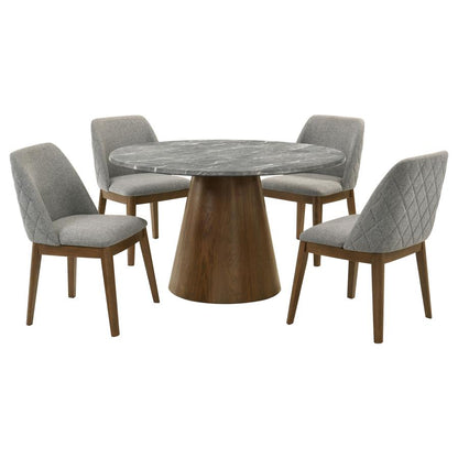 Franklin 5-piece Round Dining Table Set