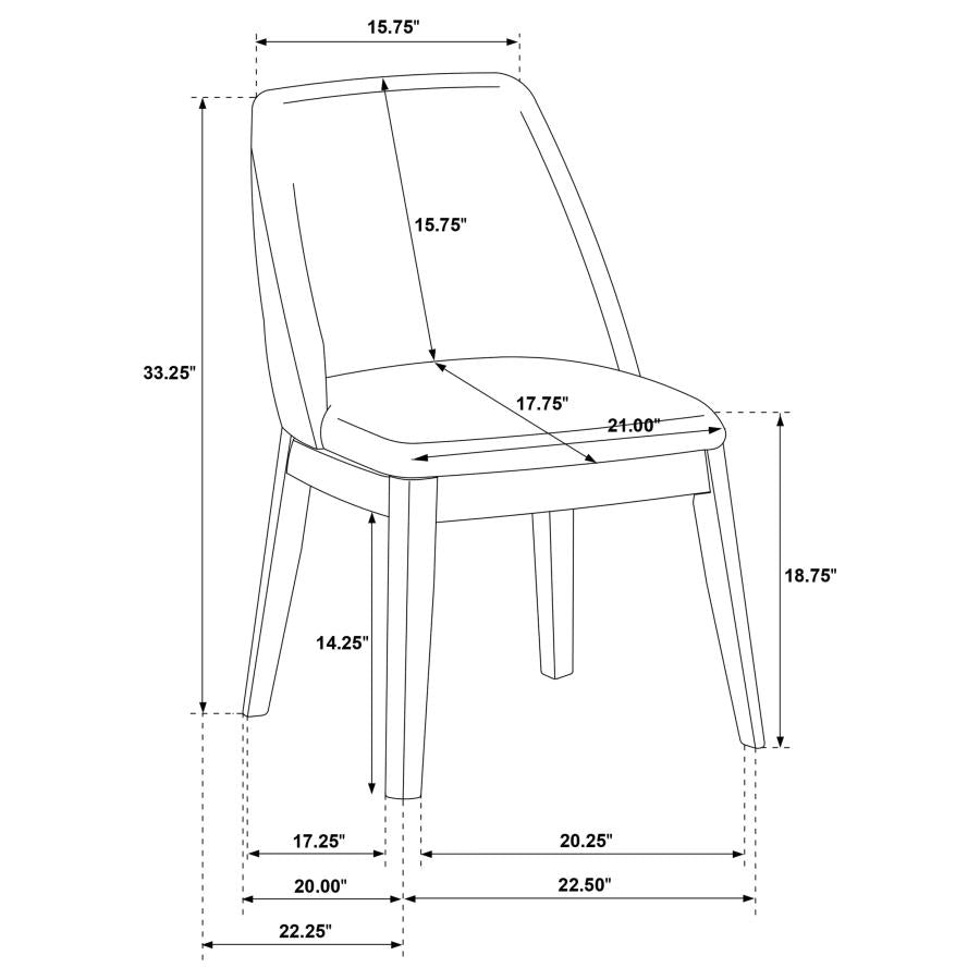 Franklin 5-piece Round Dining Table Set