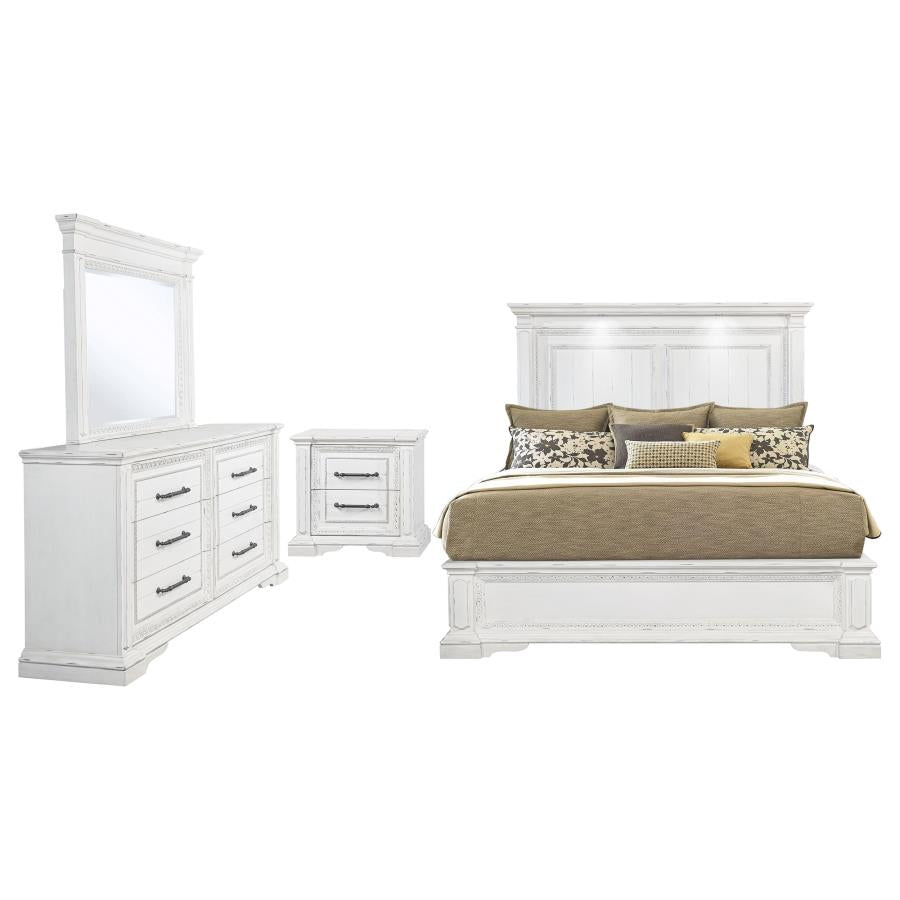 McKinney 4-piece Bedroom Set Vintage White