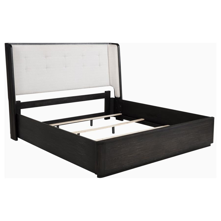 Leandro 4-piece Bedroom Set Burnished Black
