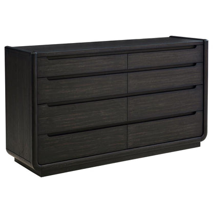 Leandro 4-piece Bedroom Set Burnished Black