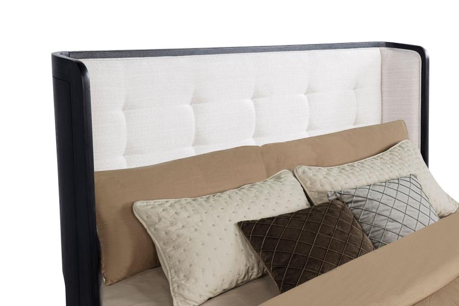 Leandro 4-piece Bedroom Set Burnished Black