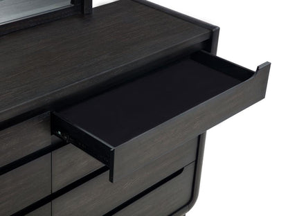 Leandro 4-piece Bedroom Set Burnished Black