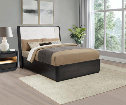 Leandro 4-piece Bedroom Set Burnished Black