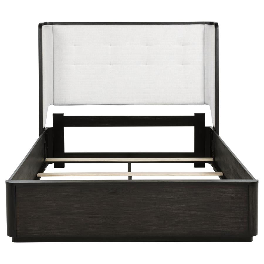 Leandro 4-piece Bedroom Set Burnished Black
