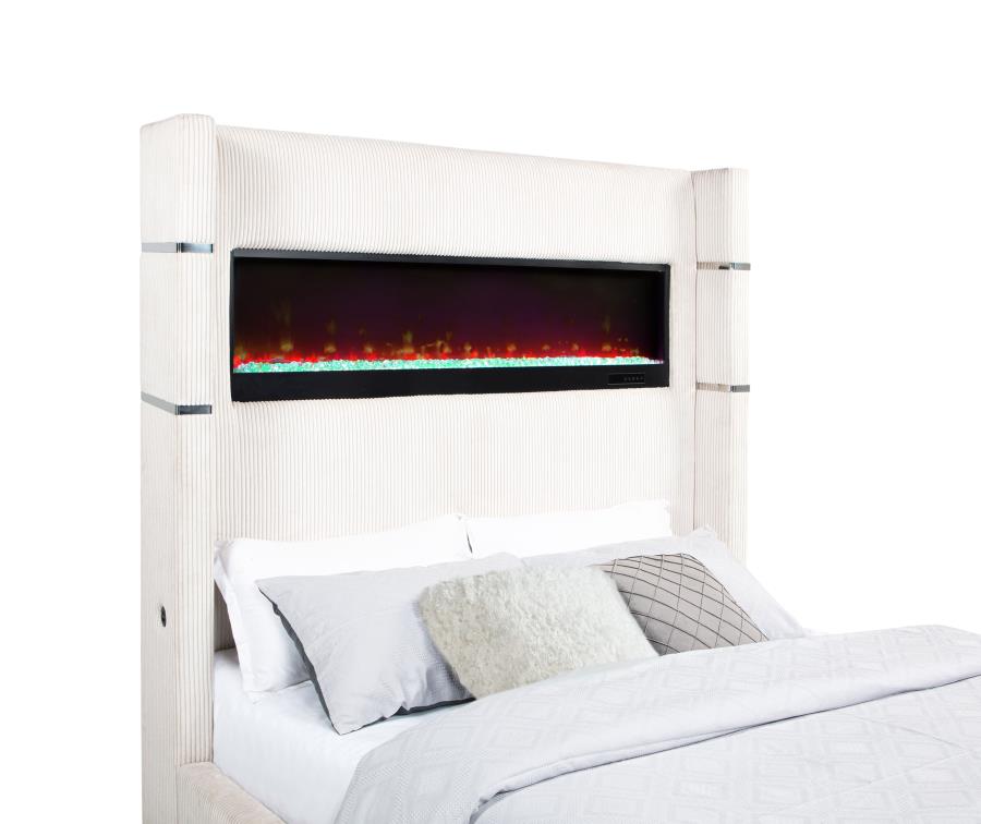 Tisdall Upholstered Flame Visualizer Bed