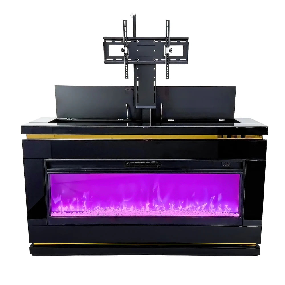 71" Modern Electric Fireplace TV Stand