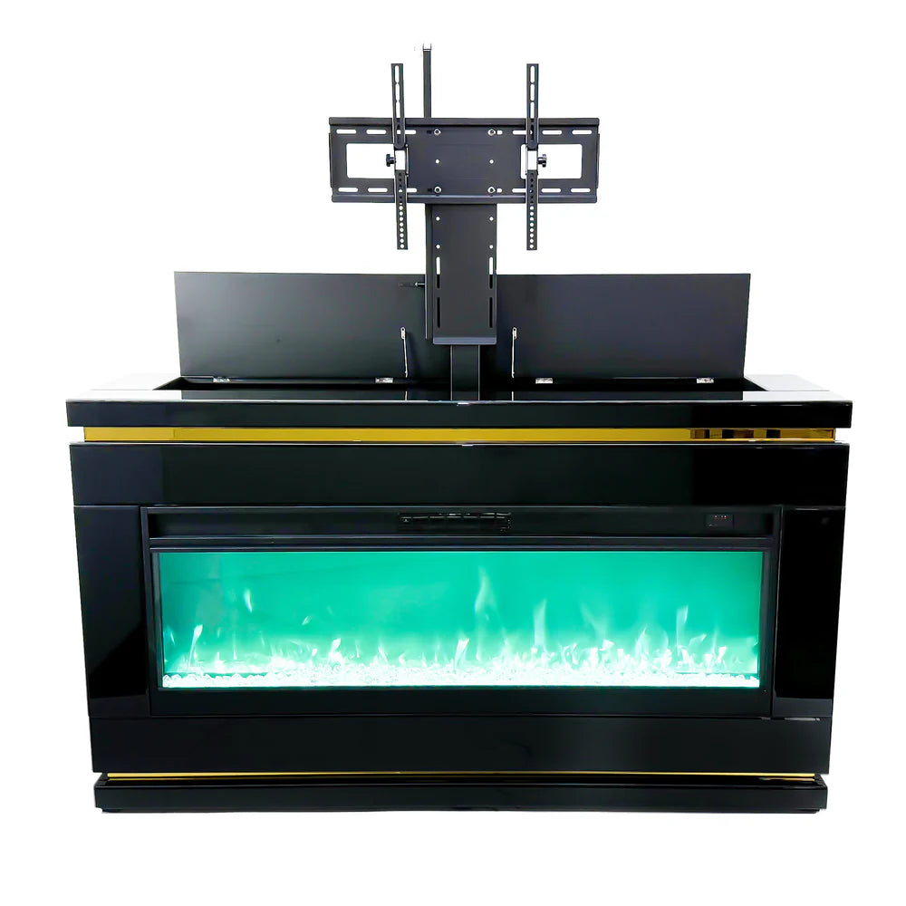 71" Modern Electric Fireplace TV Stand