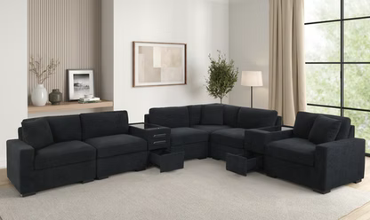 Modular Sectional w/Storage/Bluetooth Speakers