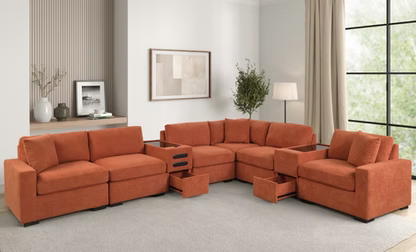 Modular Sectional w/Storage/Bluetooth Speakers