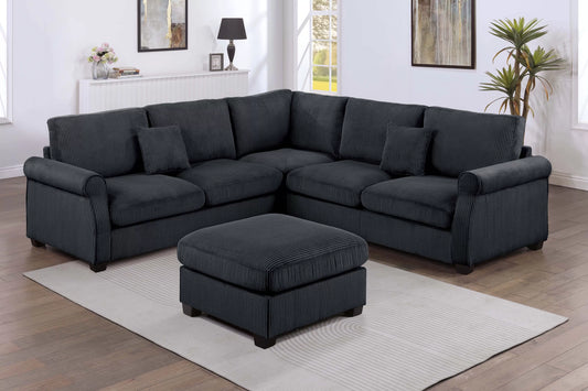 Sectional W Ottoman