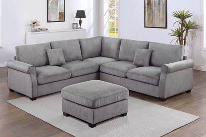 Sectional W Ottoman
