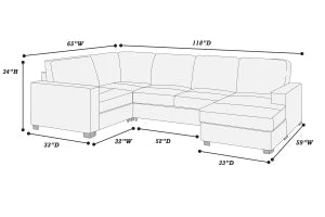 U Saphed Sectional