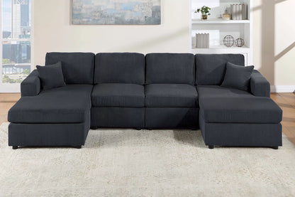Sectional Double Chaise