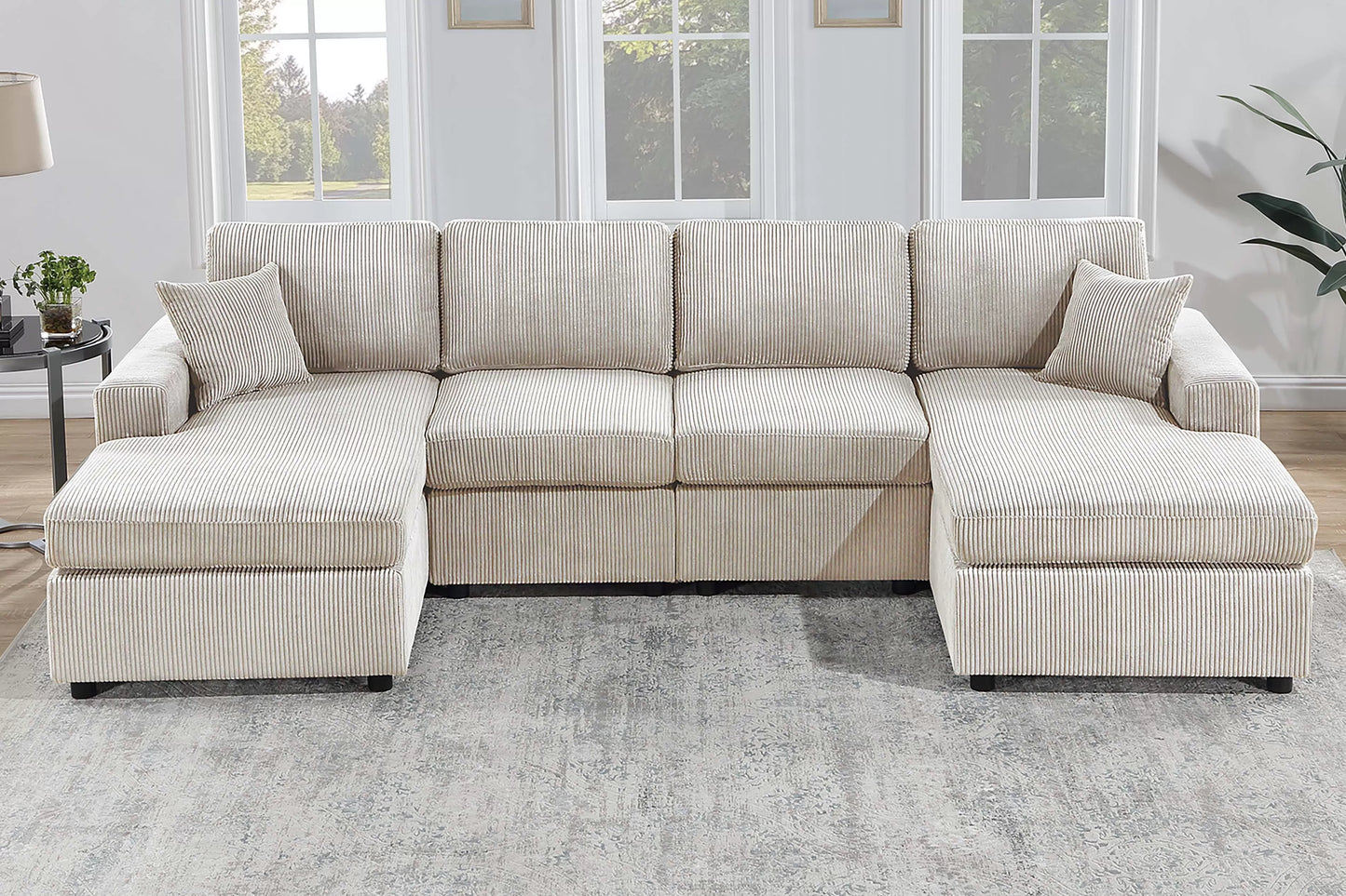 Sectional Double Chaise