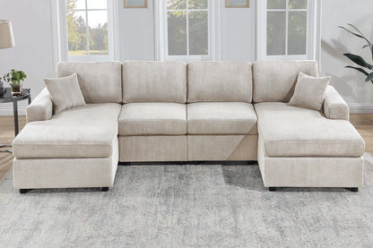 Sectional Double Chaise