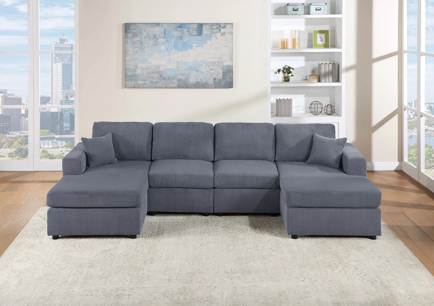 Sectional Double Chaise