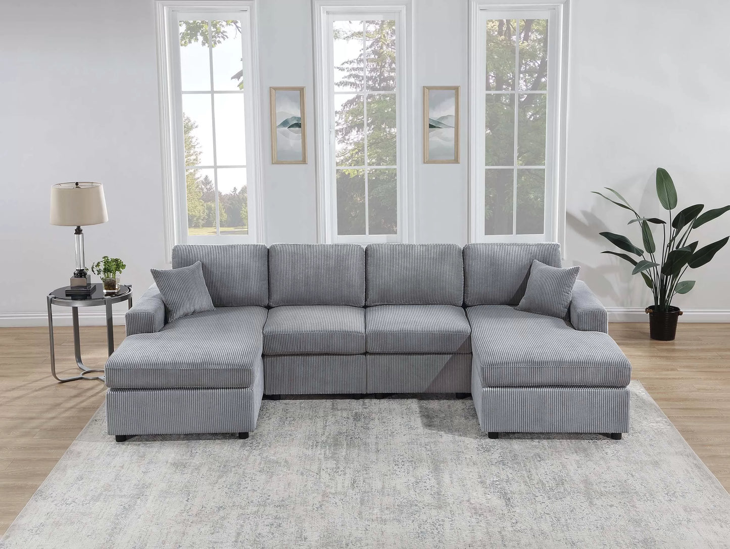 Sectional Double Chaise