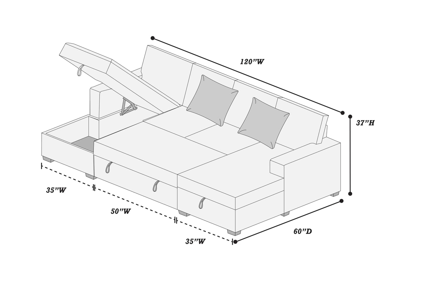 Convertible Sectional