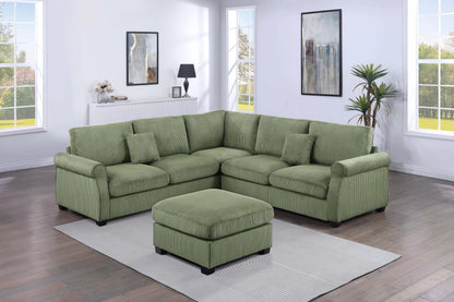 Sectional W Ottoman
