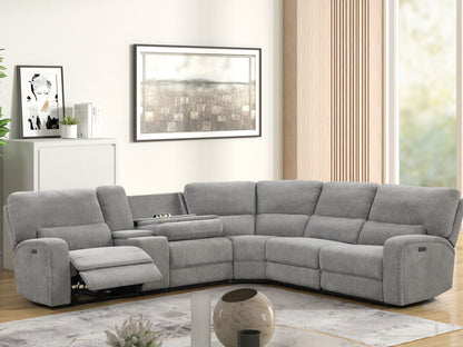 Sectional Power Reclining W Power Headrest