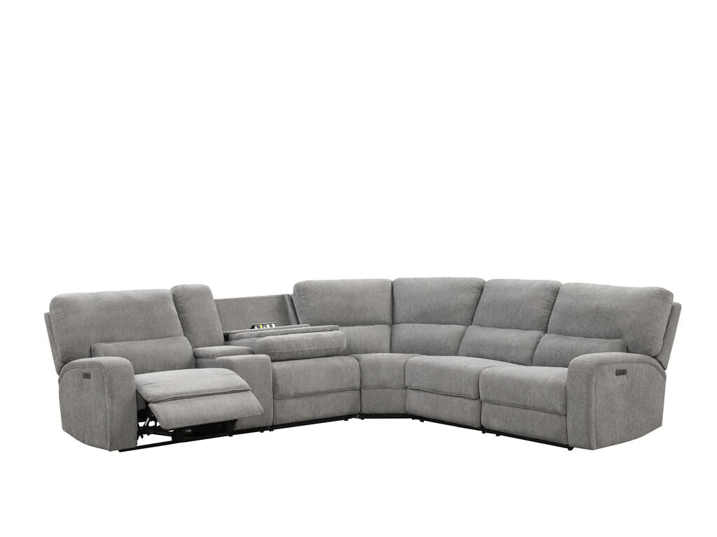 Sectional Power Reclining W Power Headrest